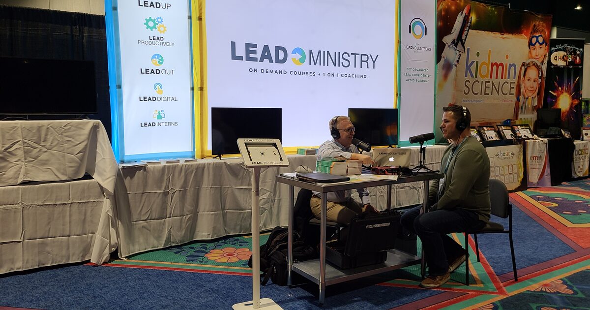 Two ministry leaders having a candid conversation about leading well